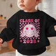 Groovy Class Of 2038 Grow With Me Smile Face Back To School Graphic Toddler Sweatshirt