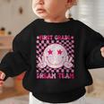 Groovy First Grade Dream Team Back To School 1st Grade Squad Graphic Toddler Sweatshirt