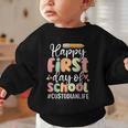 Happy First Day Of School Custodian Life Back To School Graphic Toddler Sweatshirt Happy First Day Of School Custodian Life Back To School Graphic Toddler Sweatshirt