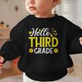 Hello Third Grade Sunflower 3rd Grade Vibes Back To School Graphic Toddler Sweatshirt
