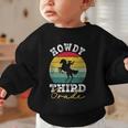Howdy 3rd Grade Cowboy Western Back To School Third Grade Graphic Toddler Sweatshirt