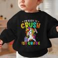 I'm Ready To Crush 1st Grade Dabbing Unicorn Back To School Graphic Toddler Sweatshirt I'm Ready To Crush 1st Grade Dabbing Unicorn Back To School Graphic Toddler Sweatshirt