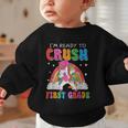 I'm Ready To Crush First Grade Unicorn Back To School Girls Graphic Toddler Sweatshirt