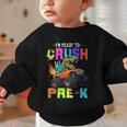 I'm Ready To Crush Pre-k Dinosaur Truck Back To School Boys Graphic Toddler Sweatshirt