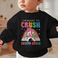 I'm Ready To Crush Second Grade Unicorn Back To School Girls Graphic Toddler Sweatshirt