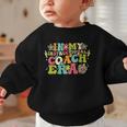 In My Instructional Coach Era Groovy Back To School Graphic Toddler Sweatshirt