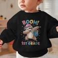 Kids Boom I'm Going To 1st Grade Dabbing Sloth For Back To School Graphic Toddler Sweatshirt