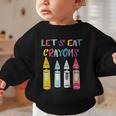 Kindergarten Back To School Crayons Let's Eat Crayon Graphic Toddler Sweatshirt Kindergarten Back To School Crayons Let's Eat Crayon Graphic Toddler Sweatshirt