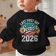 My Last First Day Senior 2026 Vintage Back To School Graphic Toddler Sweatshirt