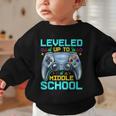 Leveled Up To Middle School Video Gamer Back To School Boys Graphic Toddler Sweatshirt Leveled Up To Middle School Video Gamer Back To School Boys Graphic Toddler Sweatshirt
