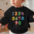 Monster Numbers Learning Cute Numbers 0-9 Back To School Graphic Toddler Sweatshirt