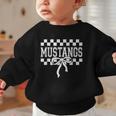Mustangs High School Spirit Fan Team Mustang Back To School Graphic Toddler Sweatshirt
