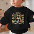 Next Stop 3rd Grade Groovy Retro Third Grade Back To School Graphic Toddler Sweatshirt