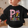P Is For Principal Back To School Pencil Bow Principal Women Graphic Toddler Sweatshirt P Is For Principal Back To School Pencil Bow Principal Women Graphic Toddler Sweatshirt