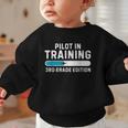 Pilot In Training 3rd Grade Edition Back To School Boys Girl Graphic Toddler Sweatshirt