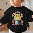 Preschool Vibes Smile Face Back To School Kinder Girls Kids Graphic Toddler Sweatshirt Preschool Vibes Smile Face Back To School Kinder Girls Kids Graphic Toddler Sweatshirt