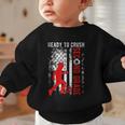 Ready To Crush Second Grade Soccer USA Flag Back To School Graphic Toddler Sweatshirt Ready To Crush Second Grade Soccer USA Flag Back To School Graphic Toddler Sweatshirt