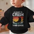 Ready Crush Third 3rd Grade Dinosaur Back To School Boys Graphic Toddler Sweatshirt