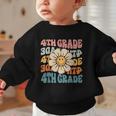 Retro 4th Grade Daisy Colorful Back To School Fourth Grade Graphic Toddler Sweatshirt Retro 4th Grade Daisy Colorful Back To School Fourth Grade Graphic Toddler Sweatshirt