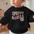 Retro Speech Squad Back To School Speech Therapist SLP Graphic Toddler Sweatshirt Retro Speech Squad Back To School Speech Therapist SLP Graphic Toddler Sweatshirt