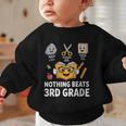 Rock Scissor Paper Nothing Beats 3rd Grade Back To School Graphic Toddler Sweatshirt