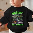 Rollin' Into 1st Grade Monster Truck Back To School Boys Graphic Toddler Sweatshirt Rollin' Into 1st Grade Monster Truck Back To School Boys Graphic Toddler Sweatshirt