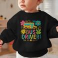 School Bus Driver Boho Floral Leopard Back To School Womens Graphic Toddler Sweatshirt