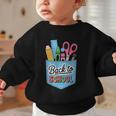 School Supplies In Pocket Back To School Boys Girls Graphic Toddler Sweatshirt