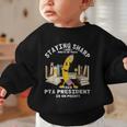 Stay Sharp PTA President Back To School Pencil Graphic Toddler Sweatshirt