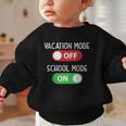 Vacation Mode Off School Mode On Back To School Switch Graphic Toddler Sweatshirt Vacation Mode Off School Mode On Back To School Switch Graphic Toddler Sweatshirt