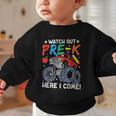 Watch Out Pre-K Here I Come Monster Truck Back To School Graphic Toddler Sweatshirt