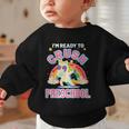 Welcome Back To School Unicorn Crushing Preschool Graphic Toddler Sweatshirt