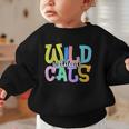 Wildcats School Spirit Groovy Back To School Girls Graphic Toddler Sweatshirt
