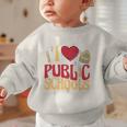 Back To School Education I Love Public Schools Graphic Toddler Sweatshirt Back To School Education I Love Public Schools Graphic Toddler Sweatshirt