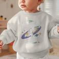 Back To School To Kindergarten And Beyond Astronaut In Space Premium Tri-Blend Graphic Toddler Sweatshirt