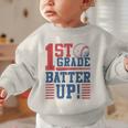 Baseball 1st Grade Back To School 1st Grade Batter Up Graphic Toddler Sweatshirt Baseball 1st Grade Back To School 1st Grade Batter Up Graphic Toddler Sweatshirt