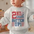 Baseball Second Grade Back To School 2nd Grade Batter Up Graphic Toddler Sweatshirt Baseball Second Grade Back To School 2nd Grade Batter Up Graphic Toddler Sweatshirt