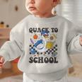 Boys Kid Back To School Goose Quackers Quack To School Graphic Toddler Sweatshirt Boys Kid Back To School Goose Quackers Quack To School Graphic Toddler Sweatshirt