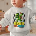 Bruh We Back Kindergarten Back To School Gamer Dabbing Boy Graphic Toddler Sweatshirt