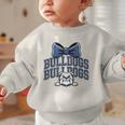 Bulldogs Mascot Team Spirit Sports Fan Back To School Graphic Toddler Sweatshirt