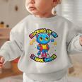 Cat Rocking In My School Shoes Fun Back To School Kids Boys Premium Tri-Blend Graphic Toddler Sweatshirt