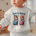 Corgi Dog Student To School Happy Back To School Graphic Toddler Sweatshirt