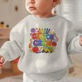 Crayon Crew Cute Back To School Vibes Student Graphic Toddler Sweatshirt