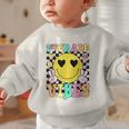 Girls 1st Grade Vibes Smile Face Back To School First Grade Graphic Toddler Sweatshirt Girls 1st Grade Vibes Smile Face Back To School First Grade Graphic Toddler Sweatshirt