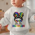 Girls Second Grade Back To School Cute Little Miss 2nd Grade Graphic Toddler Sweatshirt