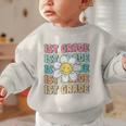 Groovy 1st Grade Back To School First Day Of First Grade Graphic Toddler Sweatshirt Groovy 1st Grade Back To School First Day Of First Grade Graphic Toddler Sweatshirt