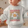 Groovy School Counselor Cute Daisy Flower Back To School Graphic Toddler Sweatshirt Groovy School Counselor Cute Daisy Flower Back To School Graphic Toddler Sweatshirt