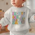 Groovy In My School Secretary Era Back To School Graphic Toddler Sweatshirt Groovy In My School Secretary Era Back To School Graphic Toddler Sweatshirt