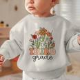 Groovy Third Grade Wildflowers Back To School 3rd Grade Graphic Toddler Sweatshirt Groovy Third Grade Wildflowers Back To School 3rd Grade Graphic Toddler Sweatshirt
