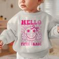 Hello Fifth Grade Coquette Bow Back To School 5th Grade Girl Graphic Toddler Sweatshirt Hello Fifth Grade Coquette Bow Back To School 5th Grade Girl Graphic Toddler Sweatshirt